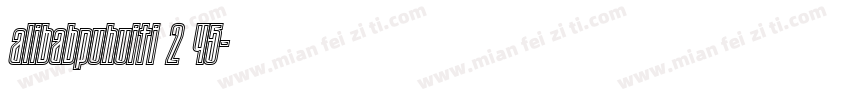 alibabpuhuiti 2 45字体转换